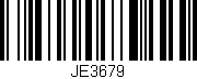 Código de barras (EAN, GTIN, SKU, ISBN): 'JE3679'