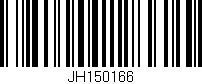 Código de barras (EAN, GTIN, SKU, ISBN): 'JH150166'