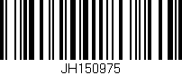 Código de barras (EAN, GTIN, SKU, ISBN): 'JH150975'