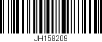 Código de barras (EAN, GTIN, SKU, ISBN): 'JH158209'