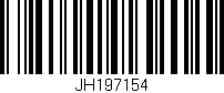 Código de barras (EAN, GTIN, SKU, ISBN): 'JH197154'