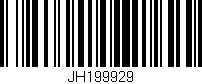 Código de barras (EAN, GTIN, SKU, ISBN): 'JH199929'