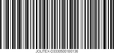 Código de barras (EAN, GTIN, SKU, ISBN): 'JOLITEX-D33305001B0136'