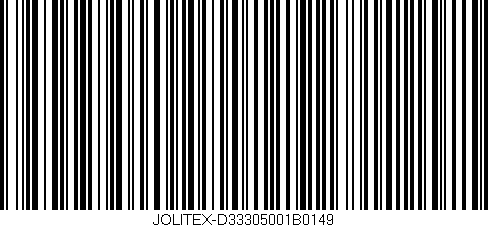 Código de barras (EAN, GTIN, SKU, ISBN): 'JOLITEX-D33305001B0149'