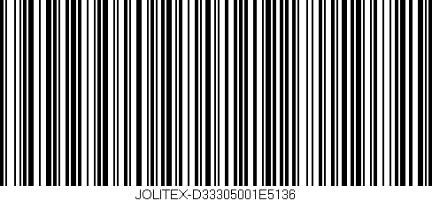 Código de barras (EAN, GTIN, SKU, ISBN): 'JOLITEX-D33305001E5136'