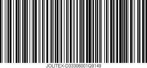 Código de barras (EAN, GTIN, SKU, ISBN): 'JOLITEX-D33306001Q9149'