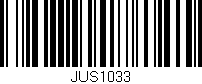 Código de barras (EAN, GTIN, SKU, ISBN): 'JUS1033'
