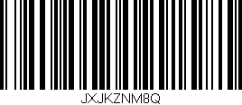 Código de barras (EAN, GTIN, SKU, ISBN): 'JXJKZNM8Q'