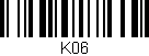 Código de barras (EAN, GTIN, SKU, ISBN): 'K06'