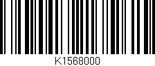 Código de barras (EAN, GTIN, SKU, ISBN): 'K1568000'