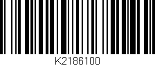 Código de barras (EAN, GTIN, SKU, ISBN): 'K2186100'