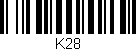 Código de barras (EAN, GTIN, SKU, ISBN): 'K28'