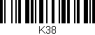 Código de barras (EAN, GTIN, SKU, ISBN): 'K38'