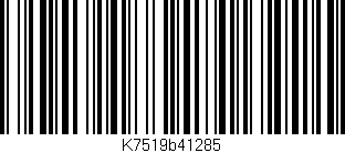 Código de barras (EAN, GTIN, SKU, ISBN): 'K7519b41285'