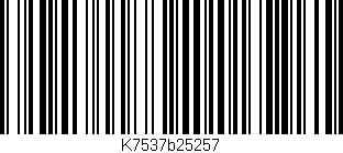 Código de barras (EAN, GTIN, SKU, ISBN): 'K7537b25257'