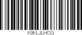 Código de barras (EAN, GTIN, SKU, ISBN): 'K9KLJLHCG'