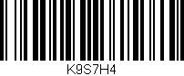 Código de barras (EAN, GTIN, SKU, ISBN): 'K9S7H4'