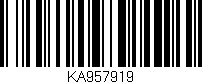 Código de barras (EAN, GTIN, SKU, ISBN): 'KA957919'