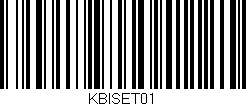 Código de barras (EAN, GTIN, SKU, ISBN): 'KBISET01'