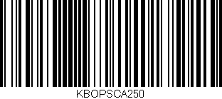 Código de barras (EAN, GTIN, SKU, ISBN): 'KBOPSCA250'