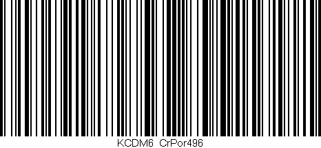 Código de barras (EAN, GTIN, SKU, ISBN): 'KCDM6_CrPor496'