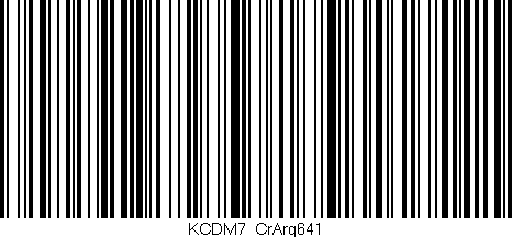 Código de barras (EAN, GTIN, SKU, ISBN): 'KCDM7_CrArg641'