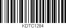 Código de barras (EAN, GTIN, SKU, ISBN): 'KDTC1284'