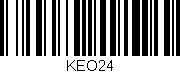Código de barras (EAN, GTIN, SKU, ISBN): 'KEO24'