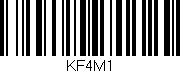 Código de barras (EAN, GTIN, SKU, ISBN): 'KF4M1'
