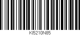 Código de barras (EAN, GTIN, SKU, ISBN): 'KI5210N85'