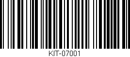 Código de barras (EAN, GTIN, SKU, ISBN): 'KIT-07001'