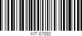 Código de barras (EAN, GTIN, SKU, ISBN): 'KIT-07092'