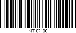 Código de barras (EAN, GTIN, SKU, ISBN): 'KIT-07160'