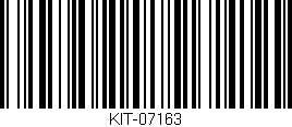 Código de barras (EAN, GTIN, SKU, ISBN): 'KIT-07163'