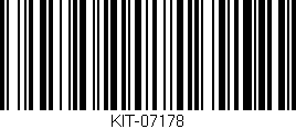 Código de barras (EAN, GTIN, SKU, ISBN): 'KIT-07178'