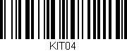 Código de barras (EAN, GTIN, SKU, ISBN): 'KIT04'