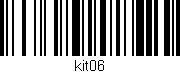 Código de barras (EAN, GTIN, SKU, ISBN): 'KIT06'