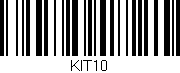 Código de barras (EAN, GTIN, SKU, ISBN): 'KIT10'