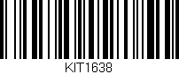 Código de barras (EAN, GTIN, SKU, ISBN): 'KIT1638'