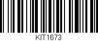 Código de barras (EAN, GTIN, SKU, ISBN): 'KIT1673'