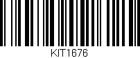 Código de barras (EAN, GTIN, SKU, ISBN): 'KIT1676'
