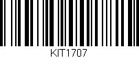 Código de barras (EAN, GTIN, SKU, ISBN): 'KIT1707'