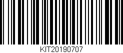 Código de barras (EAN, GTIN, SKU, ISBN): 'KIT20190707'