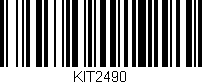 Código de barras (EAN, GTIN, SKU, ISBN): 'KIT2490'
