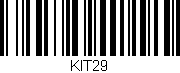 Código de barras (EAN, GTIN, SKU, ISBN): 'KIT29'