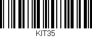Código de barras (EAN, GTIN, SKU, ISBN): 'KIT35'