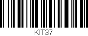 Código de barras (EAN, GTIN, SKU, ISBN): 'KIT37'