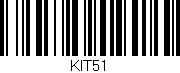 Código de barras (EAN, GTIN, SKU, ISBN): 'KIT51'