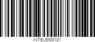 Código de barras (EAN, GTIN, SKU, ISBN): 'KIT6UB00101'