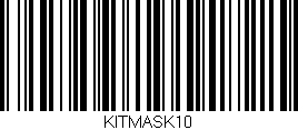 Código de barras (EAN, GTIN, SKU, ISBN): 'KITMASK10'